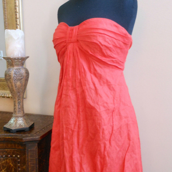 J CREW Strapless Cotton Astin Dress 6 NWT $138 - Picture 4 of 8